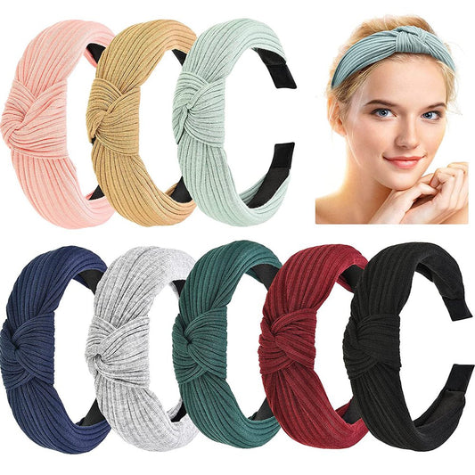 8 Pieces Womens Headbands,  Headbands in 8 Colors, Elastic Headbands for Women