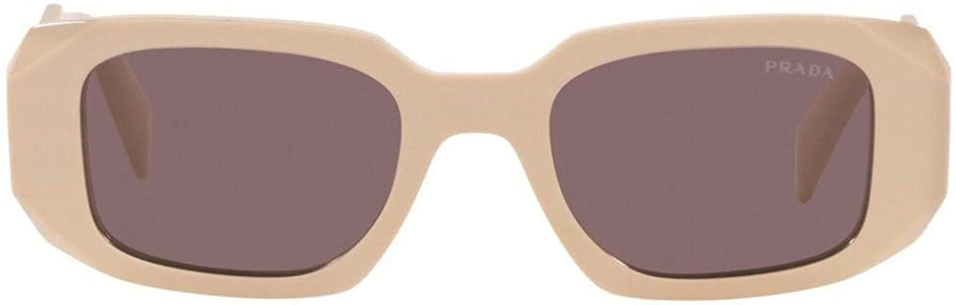 Purple Brown Rectangular Ladies Sunglasses PR 17WS VYJ6X1 49