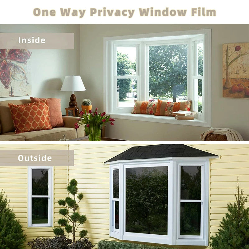 "Transform Your Space with Our Stylish and Protective One-Way Vision Privacy Window Film!"